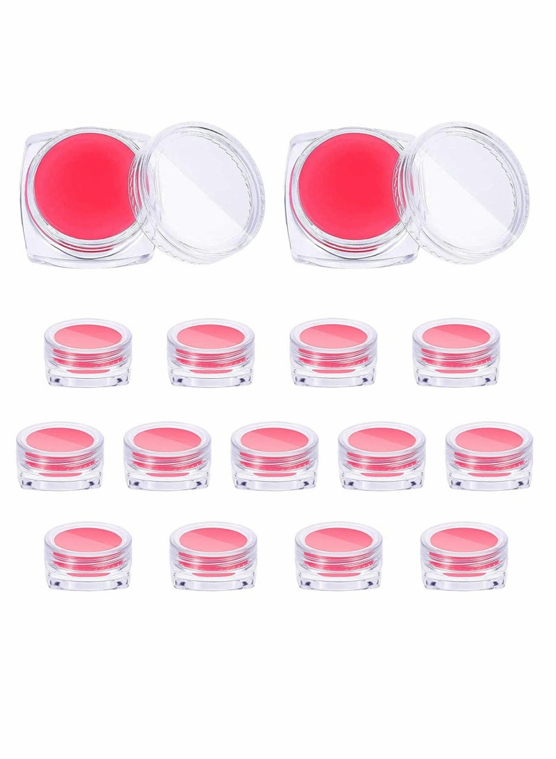 Excefore Diamond Art Painting Wax Storage Box Full of Red Glue Clay, DIY Diamond Art Wax Holder Case with Glue Clay for Diamond Painting Embroidery Accessories (Square - 15 Pcs) - Image 1