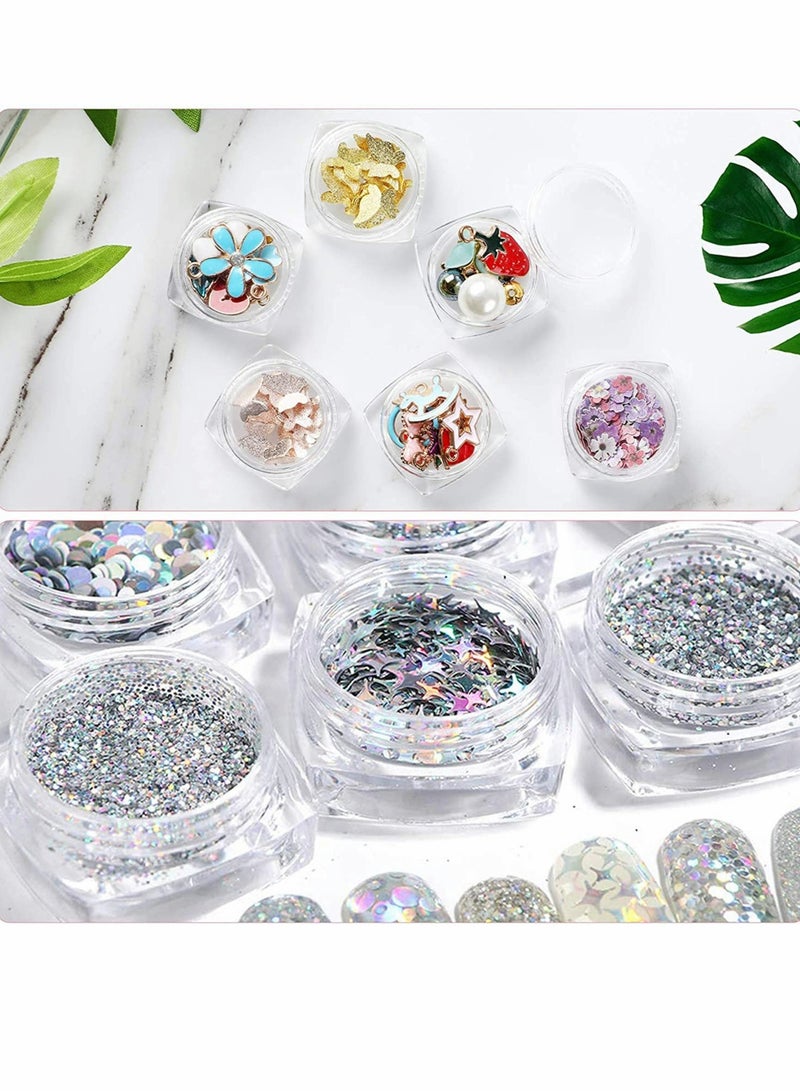 Excefore Diamond Art Painting Wax Storage Box Full of Red Glue Clay, DIY Diamond Art Wax Holder Case with Glue Clay for Diamond Painting Embroidery Accessories (Square - 15 Pcs) - Image 3