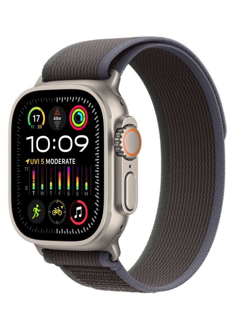 أكاليكس سوار Trail Loop متوافق مع ساعات Apple Watch مقاسات 42 مم، 44 مم، 45 مم، 46 مم، 49 مم، سوار رياضي ناعم منسوج، سوار معصم بديل قابل للتعديل لساعات Apple Watch Series Ultra / SE / Series 1/2/3/4/5/6/7/8/9/10/11 - رمادي - Image 1