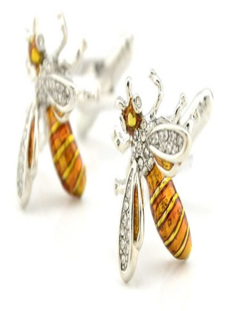 Fashion honeybee shape Cufflinks men shirt Cufflinks - Image 2
