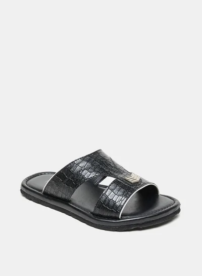 shoexpress Textured Slip On Arabic Sandals