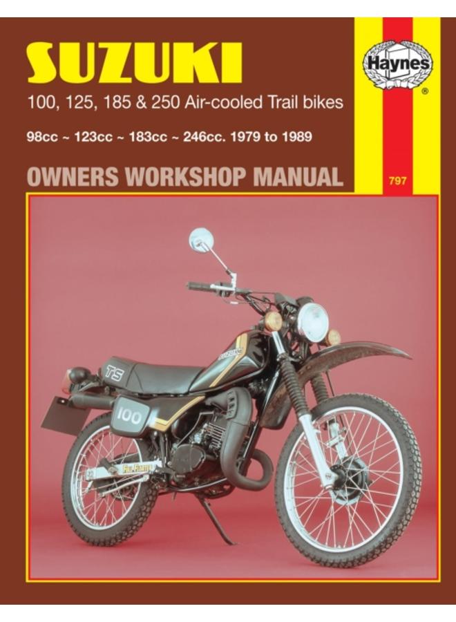 Suzuki 100, 125, 185 & 250 Air-Cooled Trail Bikes (79 - 89)