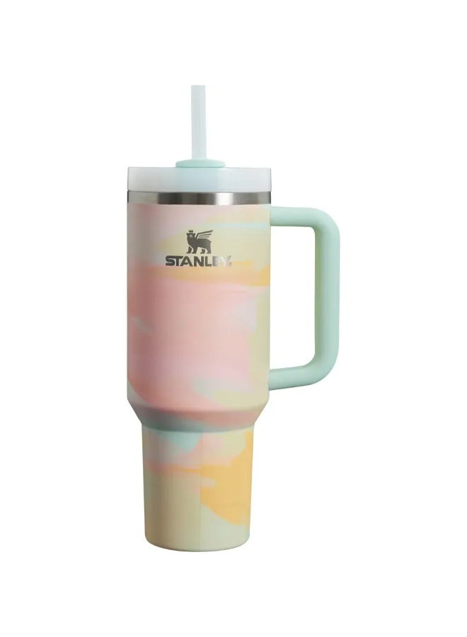 Stanly STANLEY Quencher H2.0 FlowState™ Tumbler 40oz – Multicolor – Stainless Steel Vacuum Insulated Cup with Handle, Lid & Straw – Keeps Drinks Hot or Cold for Hours - Image 1