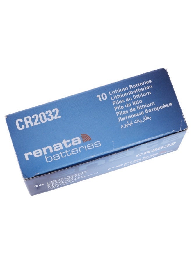 باور ون بطارية ساعة يد ليثيوم CR2032 بجهد 3 فولت – 10 قطع - Image 1
