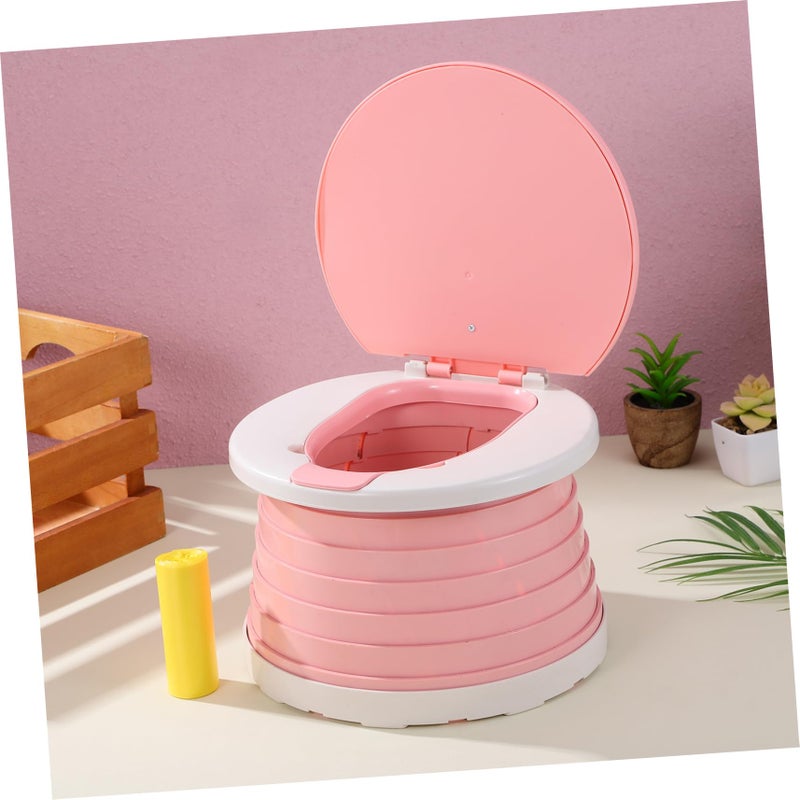 Foldable Portable Potty Seat With Backrest For Travel Camping Home And Emergency Use - Image 5
