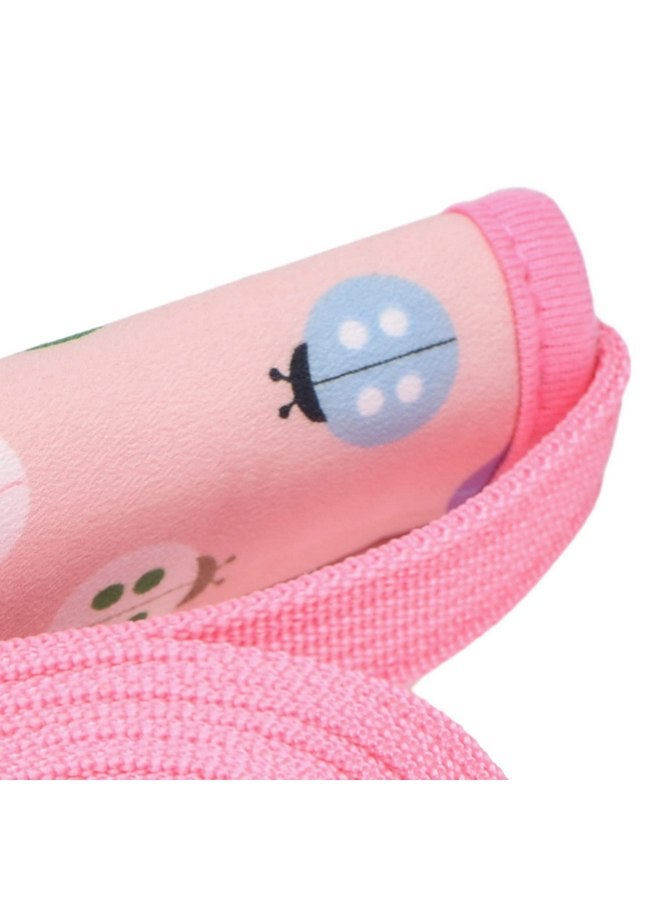 بوبيا سلسلة كلاب ليدي بيتل مع قبضة - وردي - مقاس M - Image 3