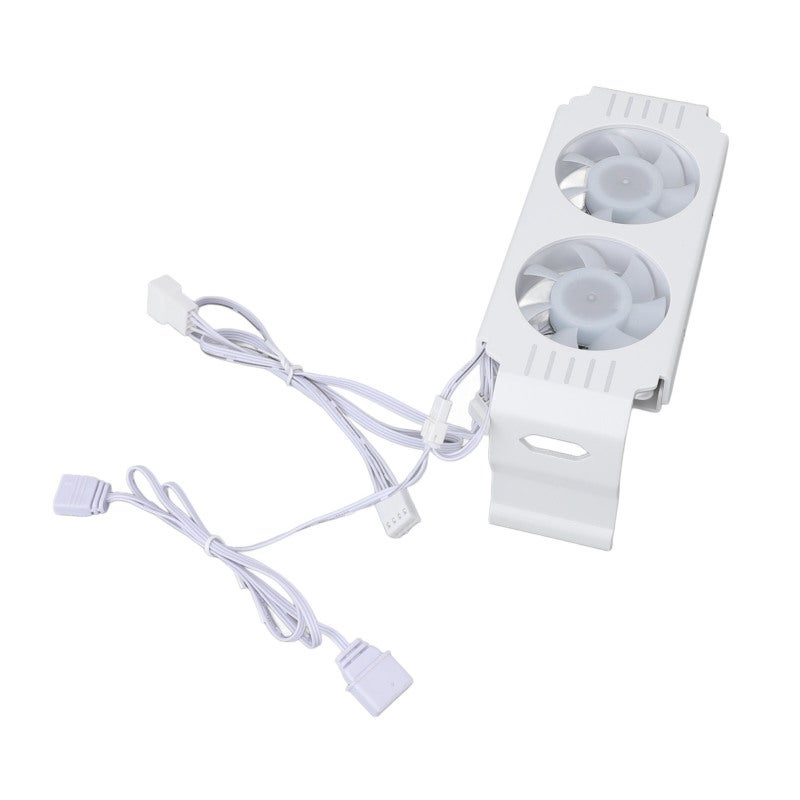 مروحة تبريد مزدوجة لذاكرة الوصول العشوائي ARGB RAM Radiator - 1000-4500 دورة في الدقيقة PWM مع تحكم ذكي في الحرارة - مروحة تبريد ذاكرة RAM منخفضة الضوضاء 5V 3 دبابيس بإضاءة متزامنة لوحدات الذاكرة DDR DDR2 DDR3 DDR4 DDR5 - Image 2