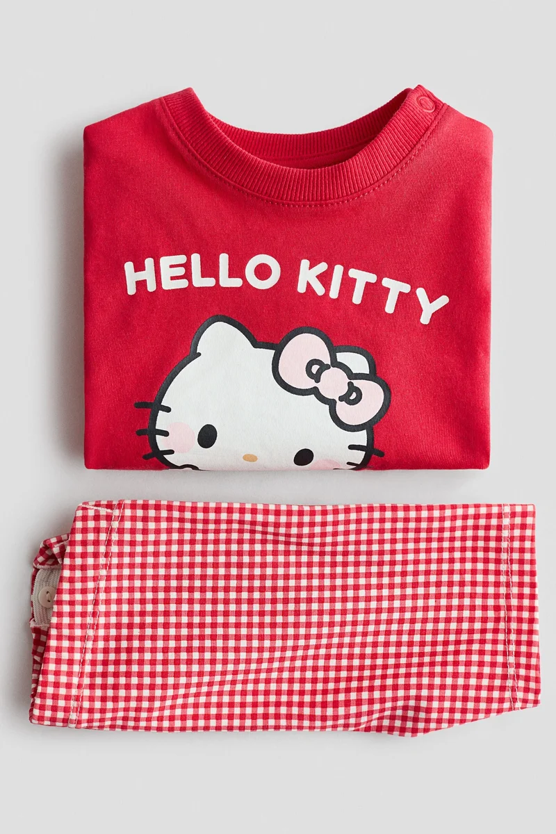 H&M 2-piece printed cotton set