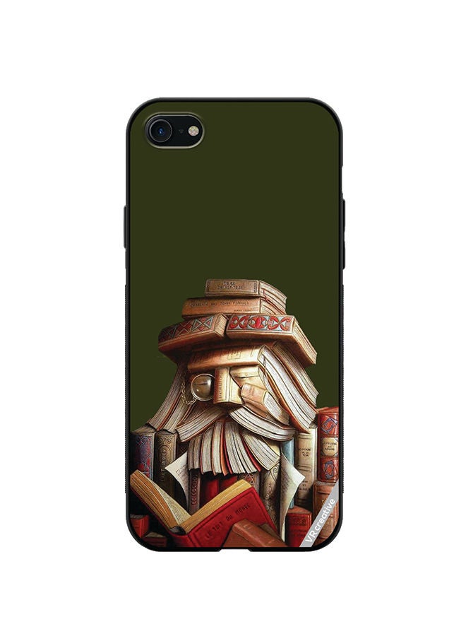 VR CREATIVE Protective Case Cover For Apple iPhone SE (2022) Books Design Multicolour - Image 1