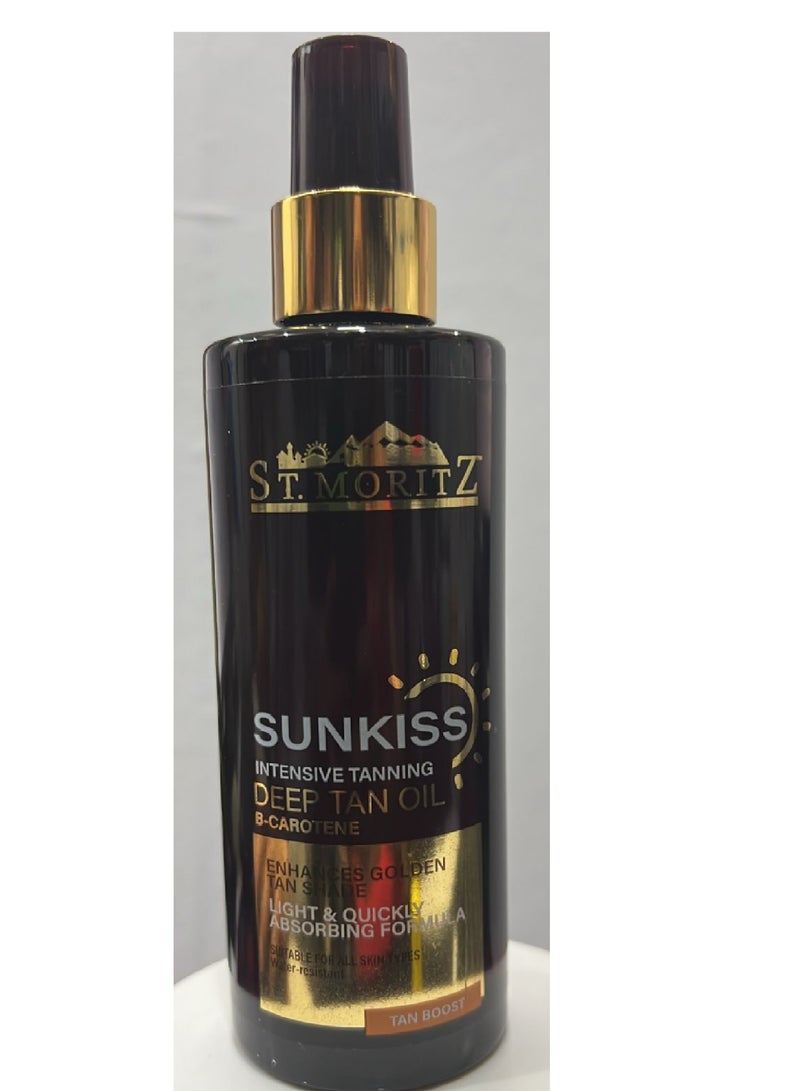 St Moritz Sunkiss Intensive Tanning Deep Tan Oil 250ml
