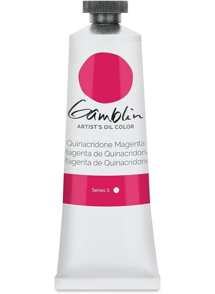 جيمبلين Artist Oil Color Quinacridone Magenta - 37ML - Image 1