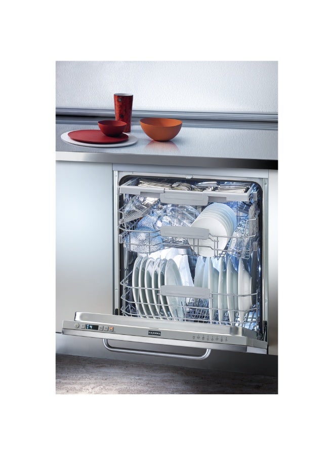 فرانكي غسالة أطباق بلت إن، 60 سم، ستانلس ستيل، 14 إعداد ، FDW 614 D7P DOS D - Image 2