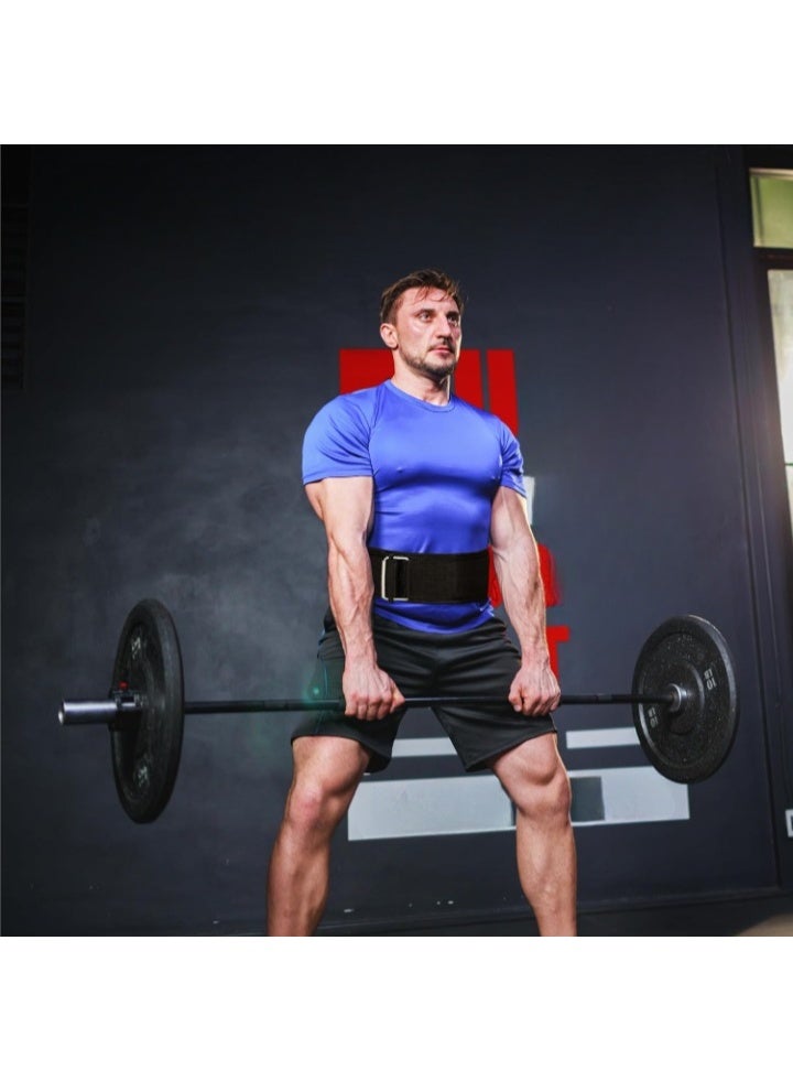 YORK Leather Weightlifting BLACK SPLIT / DOUBLE STITCHED Medium size - Image 2