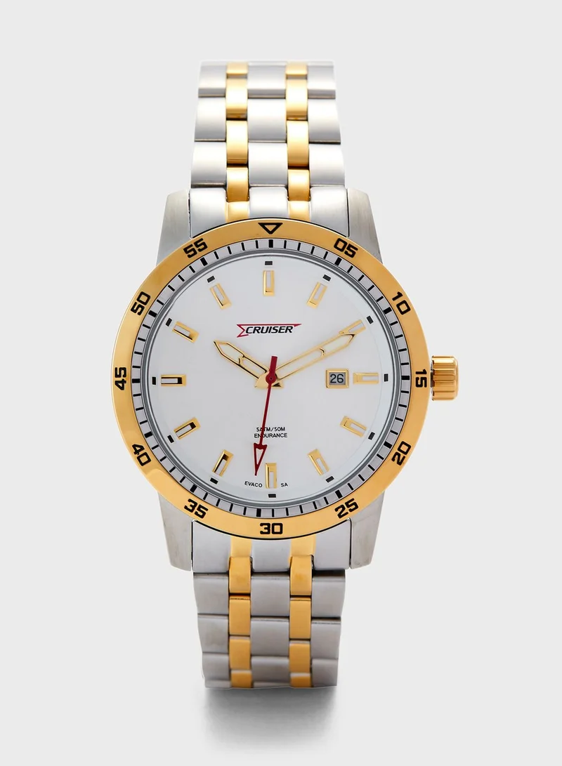 CRUISER Steel Strap Analog Watch