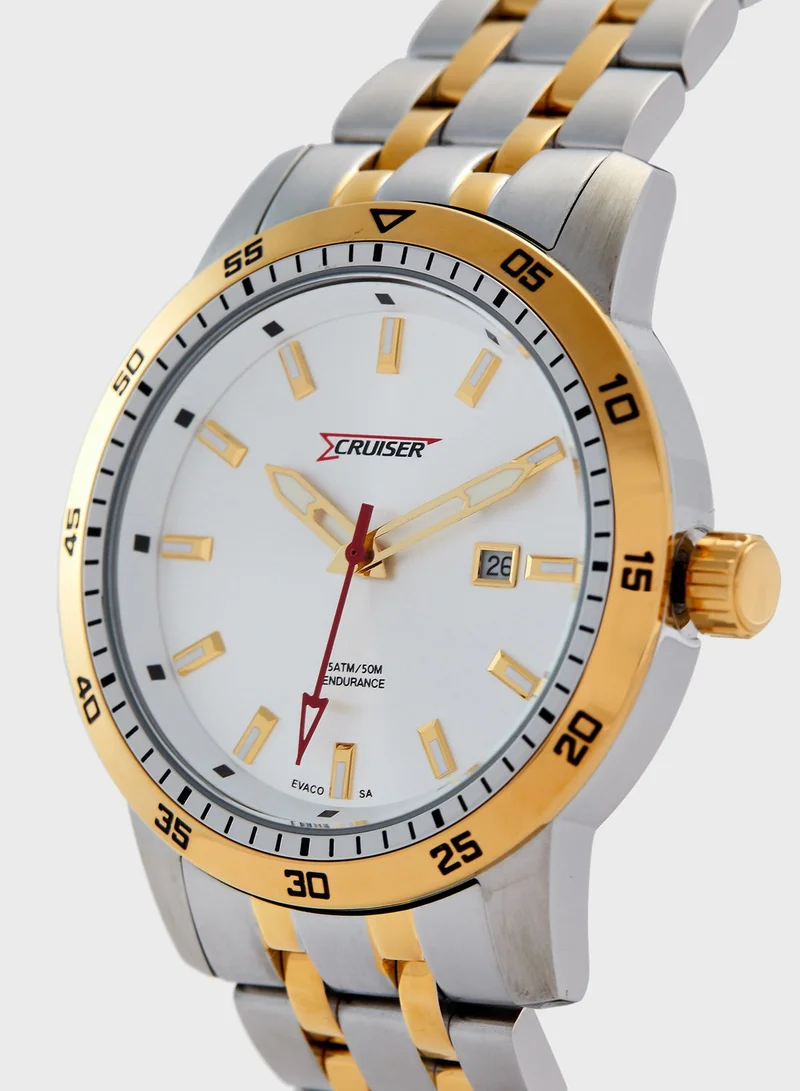 CRUISER Steel Strap Analog Watch
