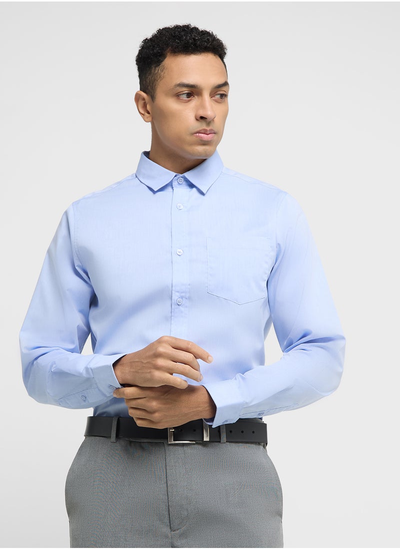 Robert Wood Long Sleeve Shirt   Single Pocket  - Image 1