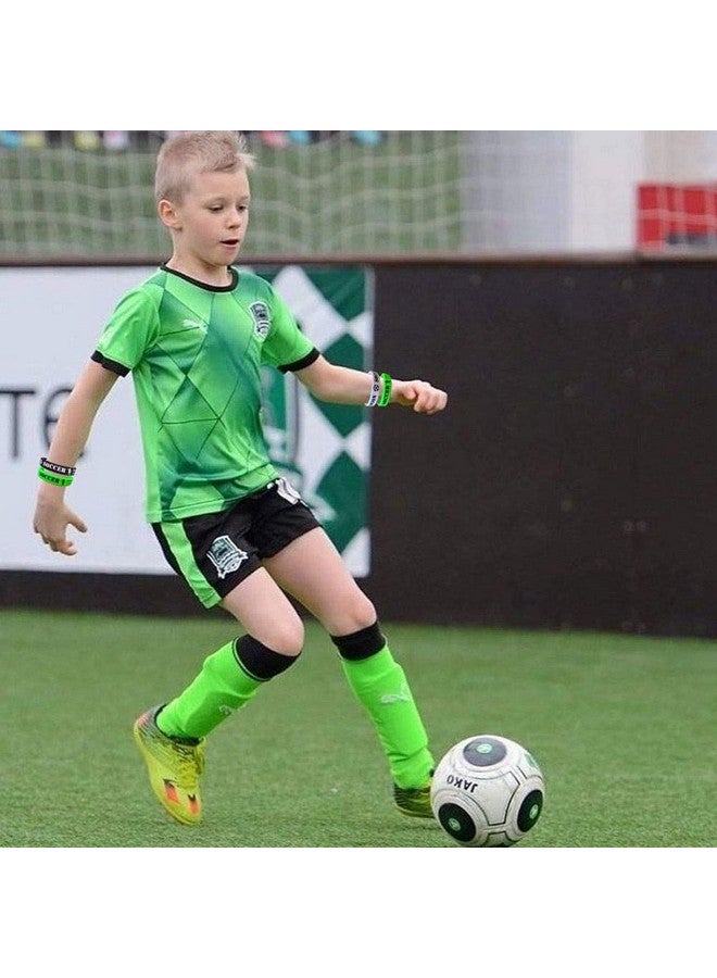 كوبا بلاي 24 قطعة من أساور السيليكون التحفيزية لكرة القدم - أساور مطاطية مخصصة - جوائز رياضية - هدايا لحفلات أعياد الميلاد - كرنفال/أحداث/معلم - Image 5