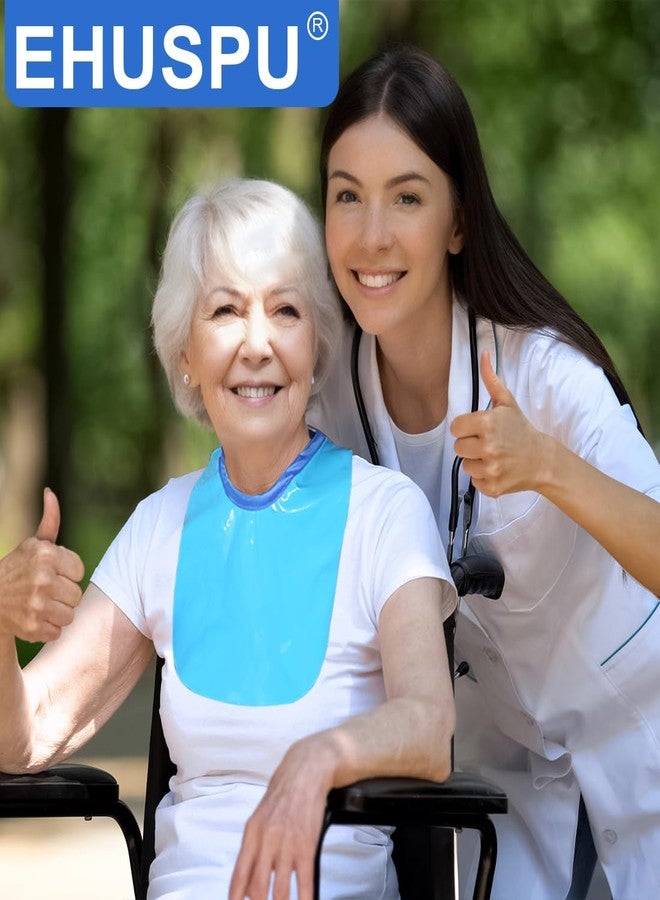 EHUSPU Tracheostomy Shower Cover Neck Stoma Protector for Tracheostomy,Waterproof Shower Shield Neck Stoma Guard (Blue-2pc) - Image 2