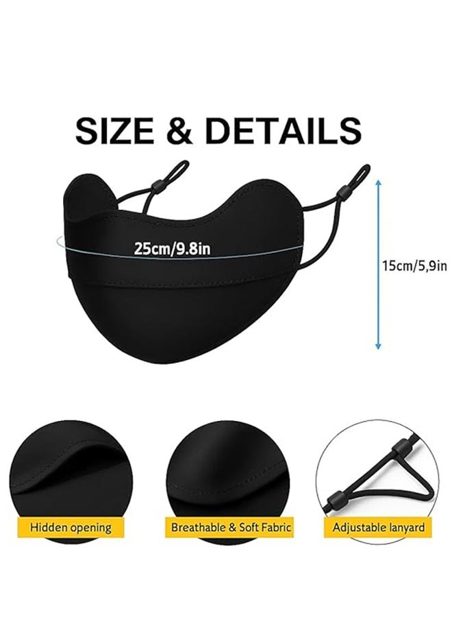 بوليشد غطاء للوجه/وشاح للرقبة بحماية من أشعة الشمس فوق البنفسجية UPF50+ قابل للتهوية والتبريد للأنشطة الخارجية الصيفية وقابل لإعادة الاستخدام - Image 4