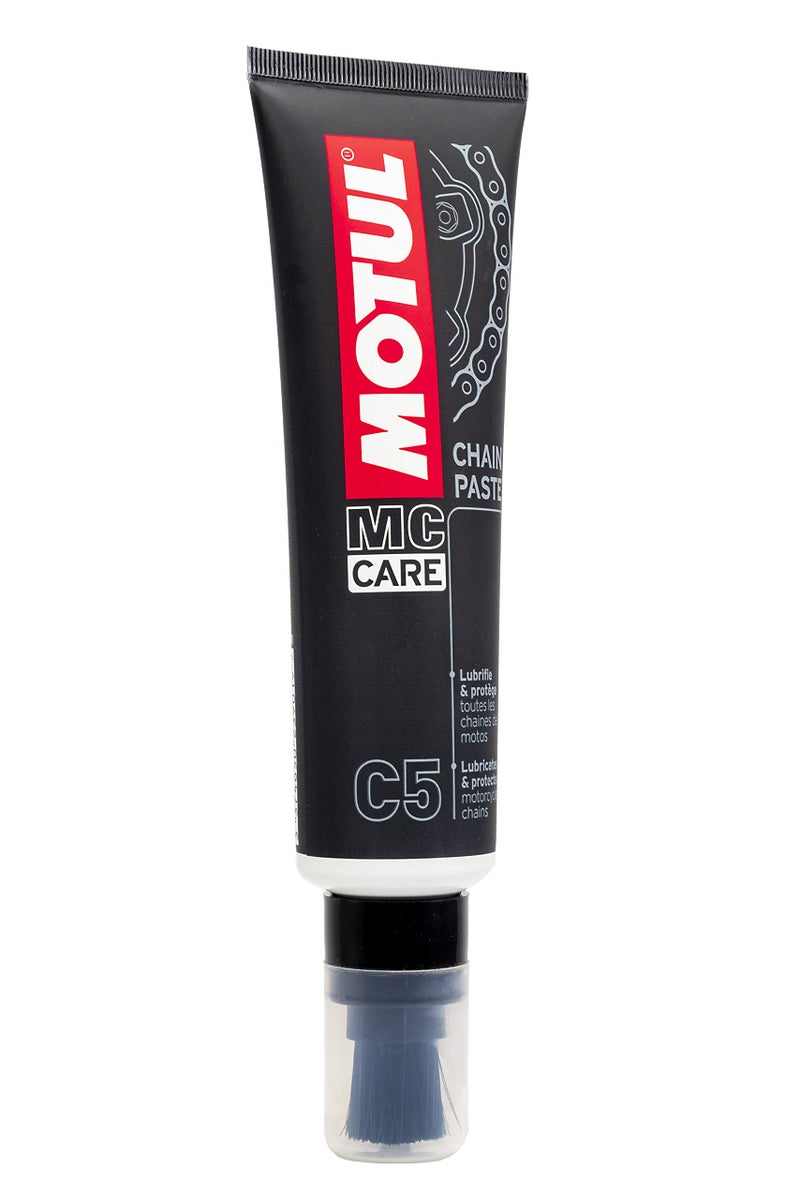 Motul C5 Chain Paste Motorcycle Chain Grease with Brush Applicator, 150 ml Tube (111432) - Image 5