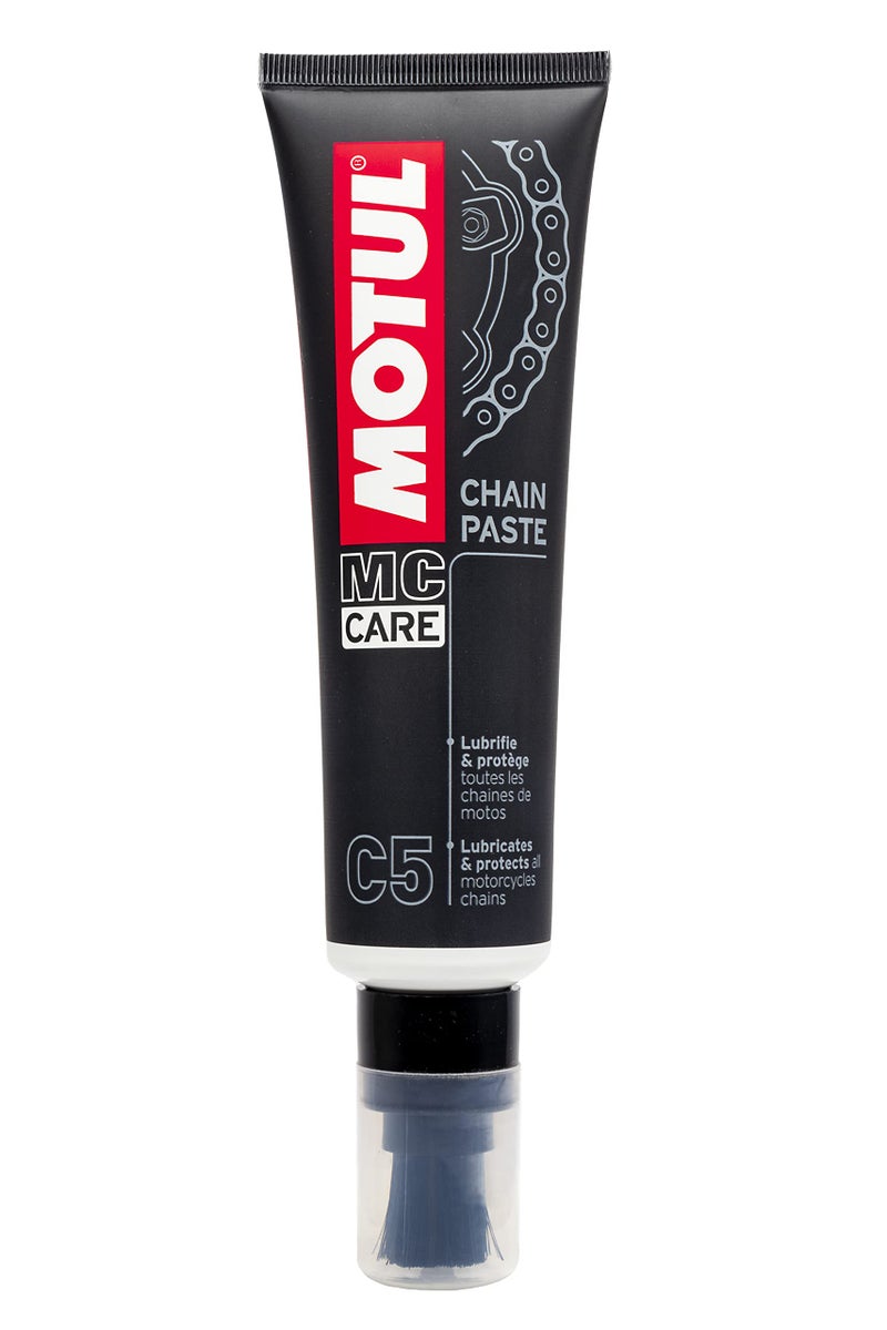 Motul C5 Chain Paste Motorcycle Chain Grease with Brush Applicator, 150 ml Tube (111432) - Image 4