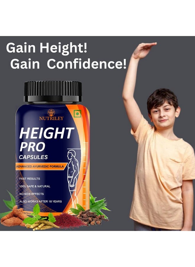Nutriley Height Capsules For Women & Men 60 Capsules (Pack Of 1)  - Image 2