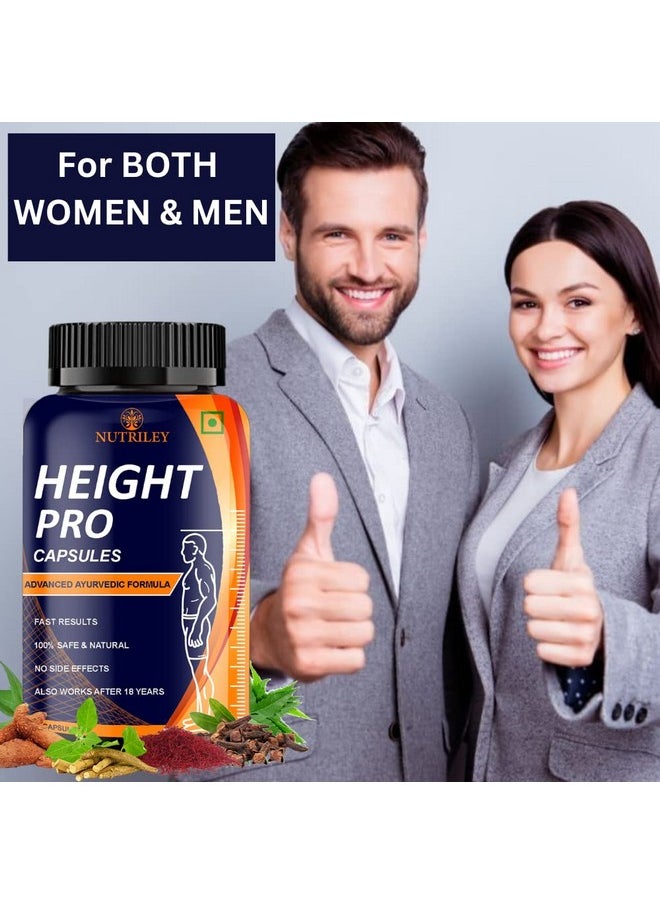 Nutriley Height Capsules For Women & Men 60 Capsules (Pack Of 1)  - Image 3