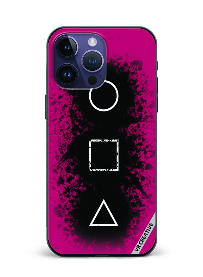 VR CREATIVE Protective Case Cover For Apple iPhone 15 Pro Max Squid Game Design Multicolour - Image 1