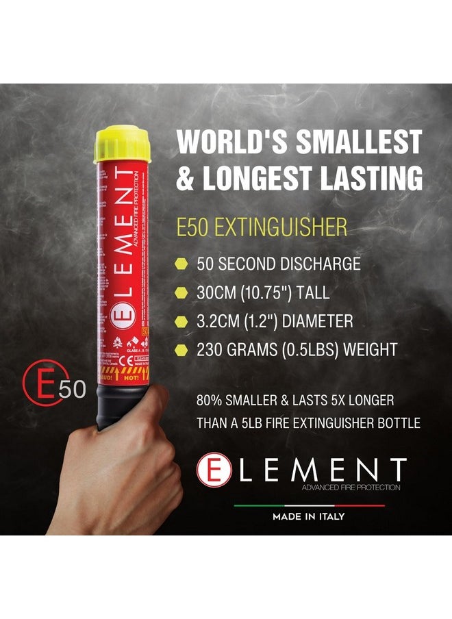 Element Element E50 Fire Extinguisher Stick 40050, 50 second discharge NO MAINTENANCE  - Image 2