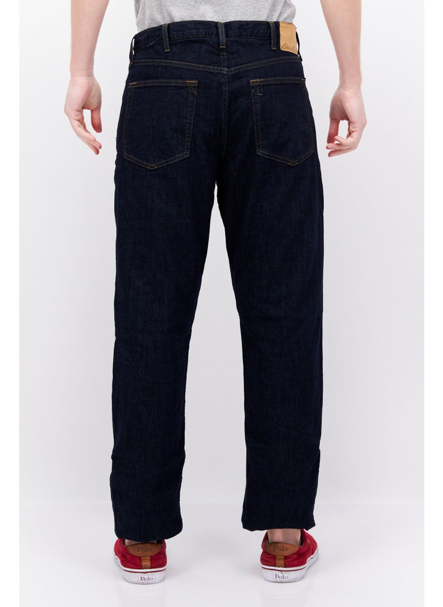 Eddie Bauer - Men Regular Fit Solid Non Stretchable Denim Jeans, Navy - Image 1