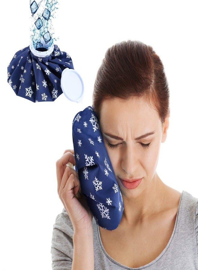 VHOI Therapy Ice Cold Pack Reusable Ice Bag Hot Water Bag for Injuries, Hot & Cold Therapy and Pain Relief First Aid for Knee Head Face Leg(6 Inch) (9 Inch) (Multi-color)(Multi-Design) (6 inch) - Image 1