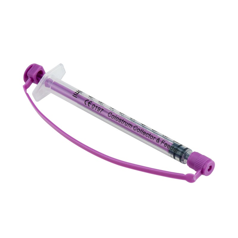 Sterifeed Colostrum Collector & Feeder Syringe, 1ml, Sterile, Pack of 25, - Image 1