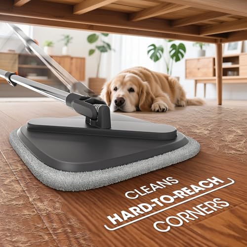 BOMIDI Mop and Bucket Set, Spin Mop with Separate Dirty Water System, Deep-Cleaning Mops for Floors, Versatile Mops for Walls - Image 3
