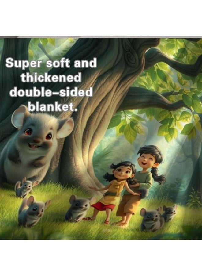 general Children's or student cartoon flannel thin blanket (warm and comfortable, suitable for sleep, games) 100cm*150cm - 230 - Image 1