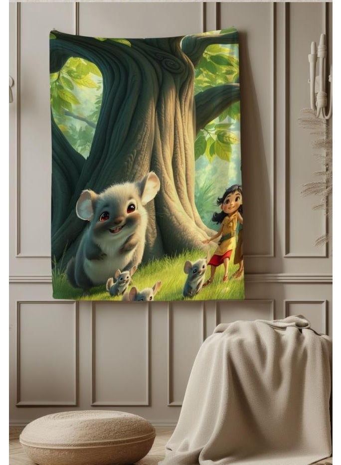 general Children's or student cartoon flannel thin blanket (warm and comfortable, suitable for sleep, games) 100cm*150cm - 230 - Image 5