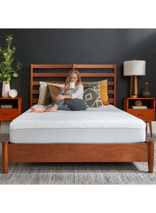 Tempur-Pedic حامي مرتبة تمبور-بيديك TEMPUR-Protect المقاوم للماء، كينغ، أبيض - Image 3