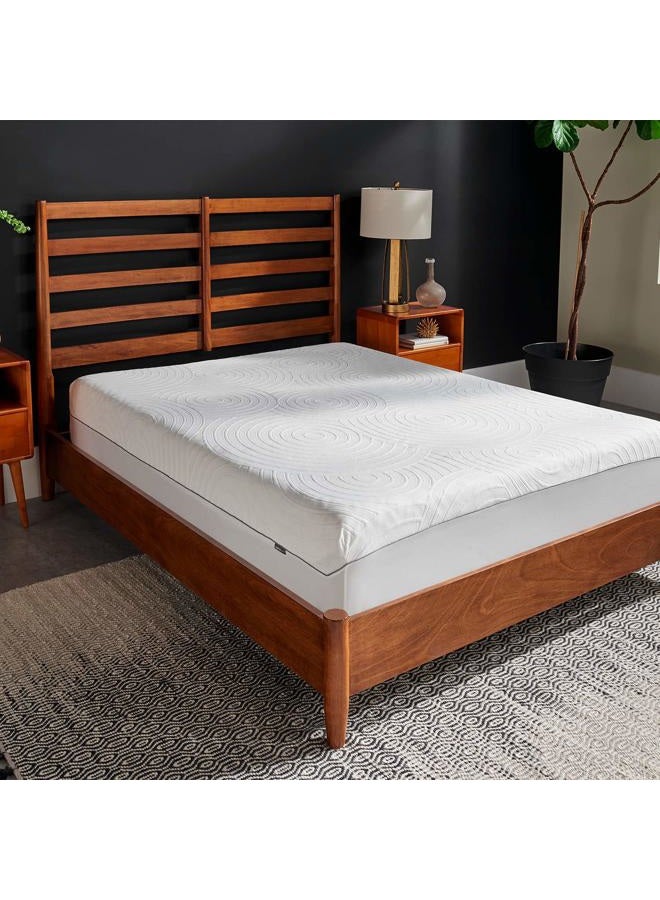 Tempur-Pedic حامي مرتبة تمبور-بيديك TEMPUR-Protect المقاوم للماء، كينغ، أبيض - Image 1