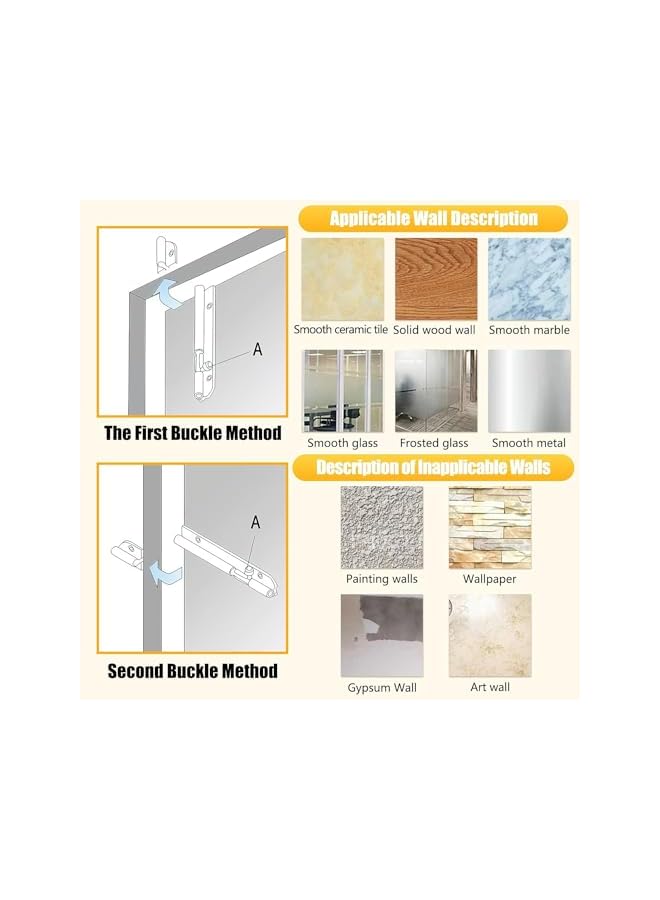 Green Tiger Heavy Duty Tower Bolt Surface Mounted Sliding Door Lock Patio Door Security Lock Durable Latches for Internal Door Polished Brass Door Bolt Ideal for Bedrooms Bathrooms Storage Units - Image 3