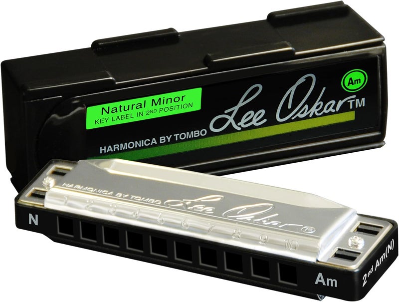Lee Oskar 797030 Natural Minor Harmonica in A - Brass Construction - Image 1