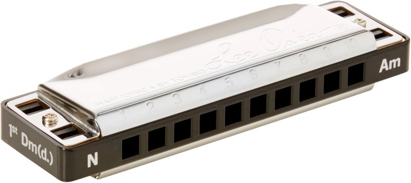 Lee Oskar 797030 Natural Minor Harmonica in A - Brass Construction - Image 4