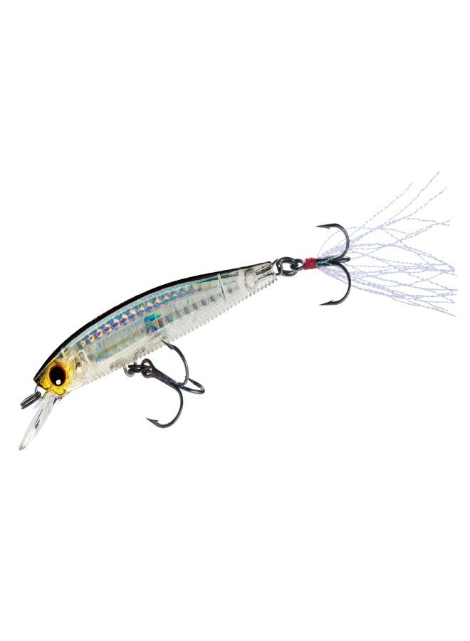 DUEL Yo-Zuri 3DB Jerkbait Suspending Lure, Prism Silver Black, 3 1/2-Inch - Image 1