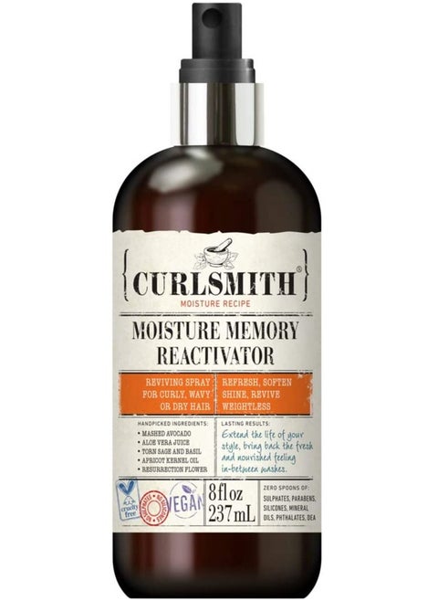 Moisture Memory Reactivator - Vegan Refresher Leave-In Conditioner for Wavy, Curly and Coily Hair (237ml)