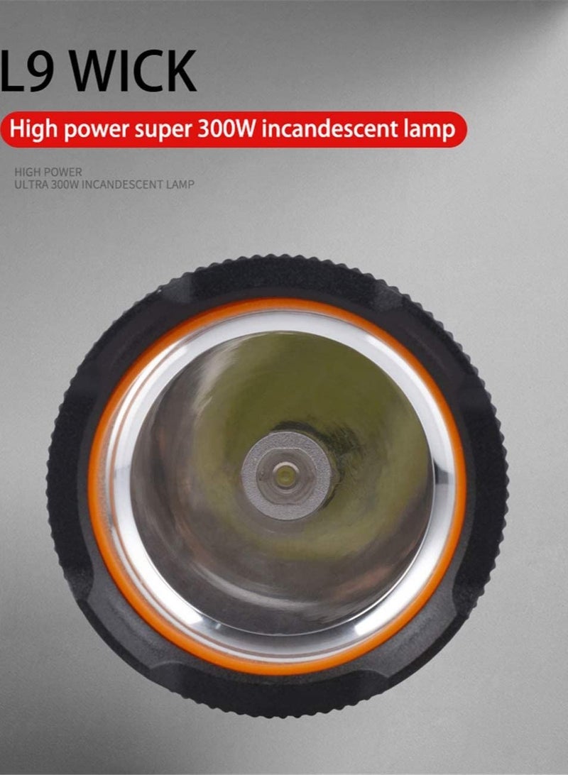 Super Bright LED Rechargeable Torch 50000 Lumens LED Tactical Torches COB Work Light Waterproof 2 Modes Best Handheld Flashlight for Cycling Hiking Camping Outdoor Emergency - Image 4