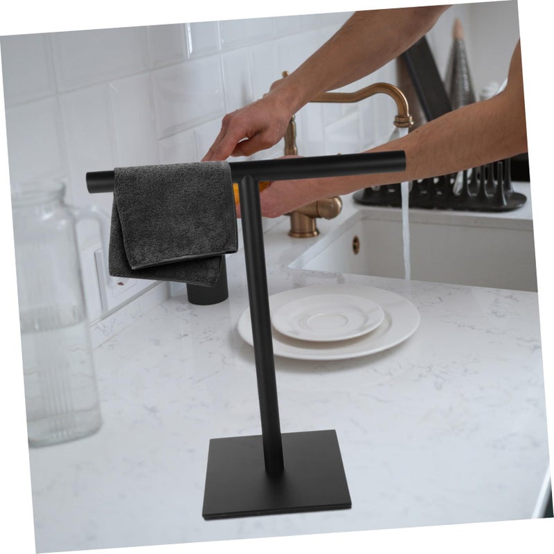 Stainless Steel Bathroom Towel Rack Space Saving Design Easy Access Hand Towel Stand - Image 5