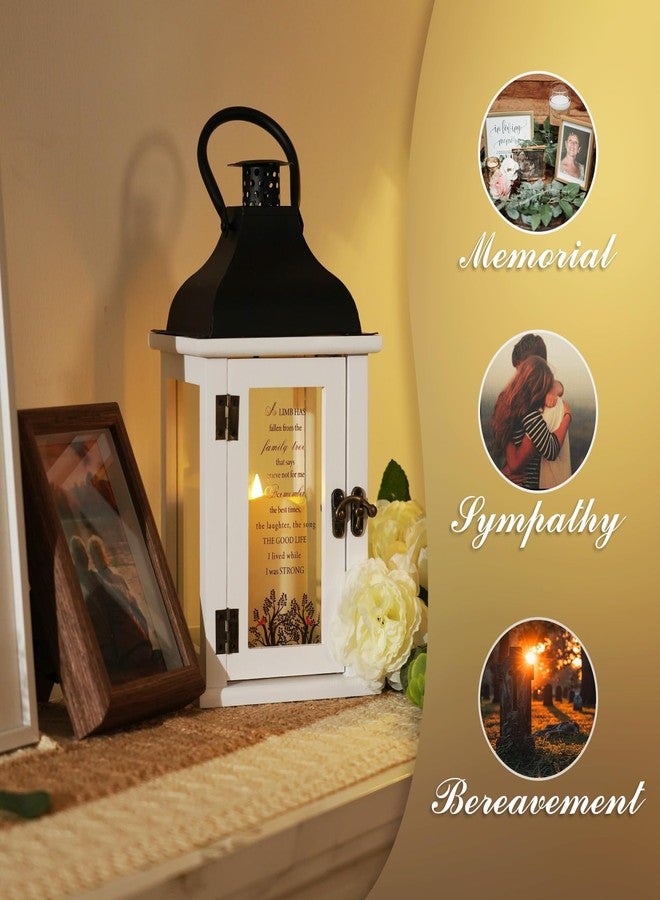 Homemory Memorial Lantern Bereavement Sympathy Gifts for Loss of Loved One, Memorial Gifts for Loss of Mother Loss of Father in Memory of Loved One Remembrance Gift with LED Candle & Remote - Image 3