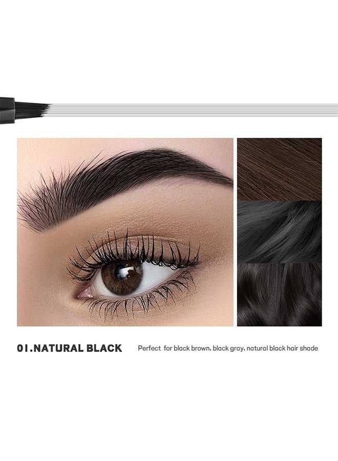 pudaier Microblading Eyebrow Pencil, Liquid Magical Multi-Tip Eyebrow Pencils for Women, Waterproof Eyebrow Pen for Natural Brow, Long Lasting Eyebrow Dye with Hair Like Strokes Brows Makeup Pen 01 - Image 2