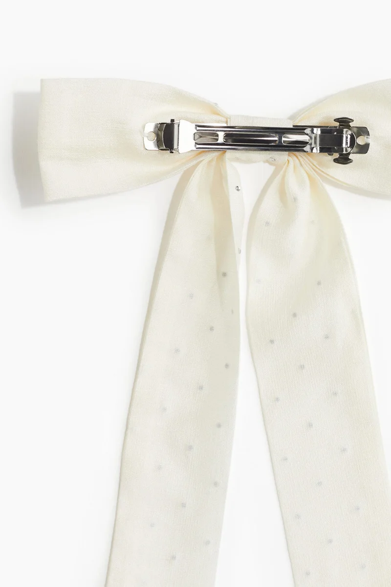 اتش اند ام مشبك للشعر مزخرف بفيونكة من الساتان