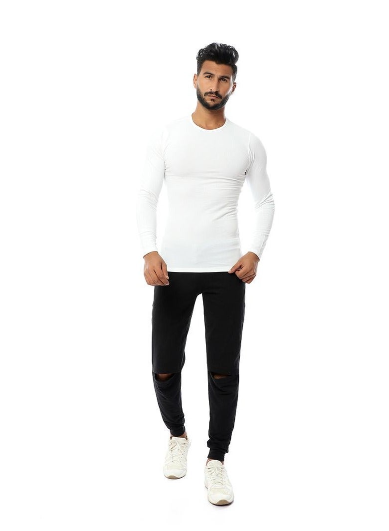 Mesery Mesery Men Full Sleeves -White  - Image 3