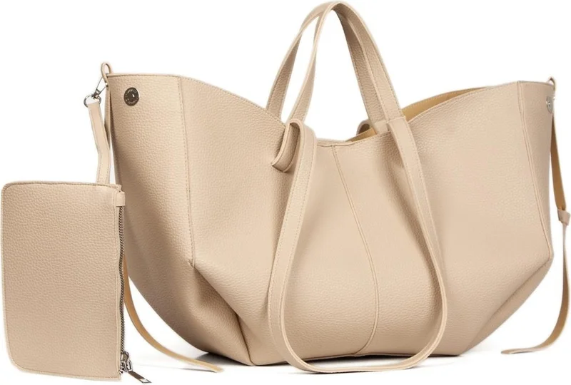 Bahels Women's Special Production Beige Pinterest Hand and Shoulder Bag