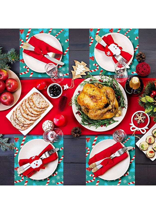 Yahenda 150 Pieces Wax Paper Christmas Decorative Waterproof Bakery Tissue Grease Resistant Christmas Baking Colored Tray Basket Liners - Image 4